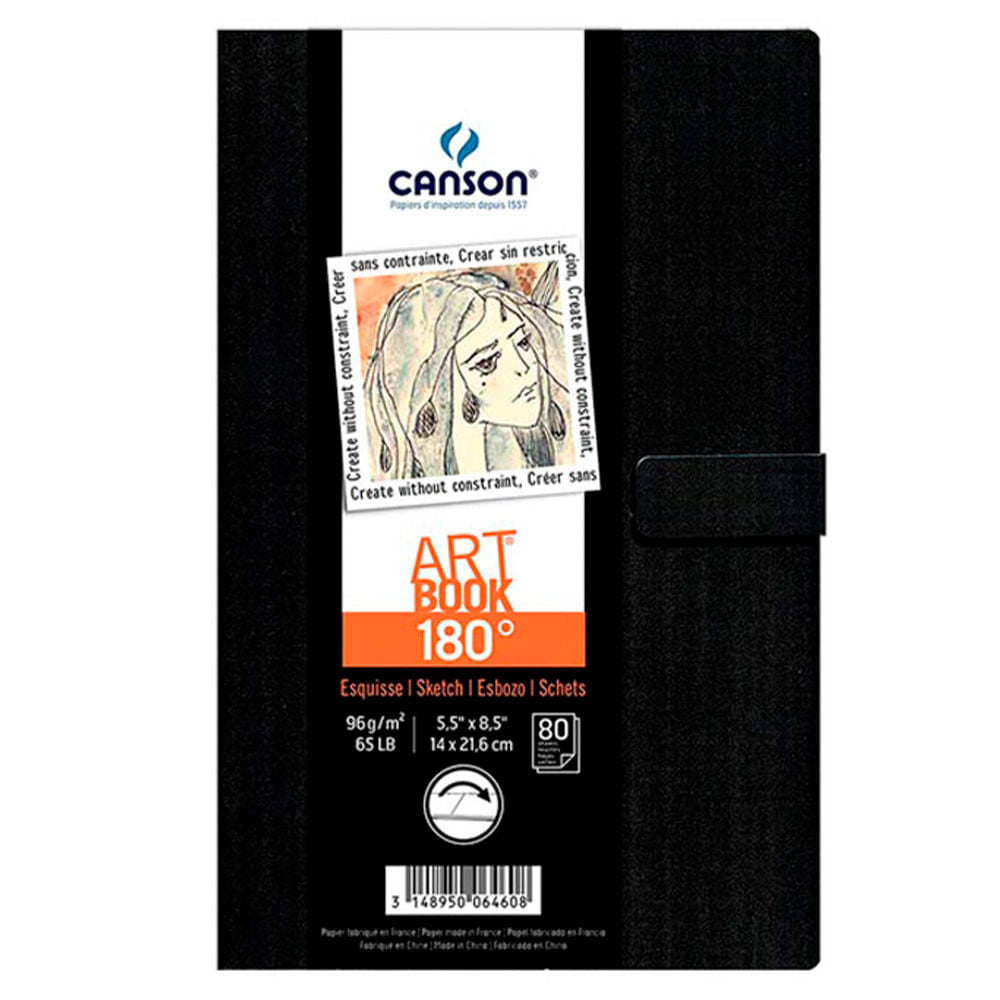 Canson Art Book - Libreta 180 14 x 21,6 cm 80 Hojas