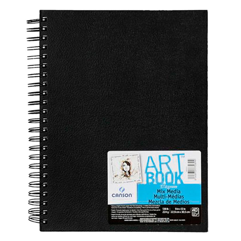 Canson Art Book - Libreta Mix Media 22,9 x 30,5 cm 40 Hojas