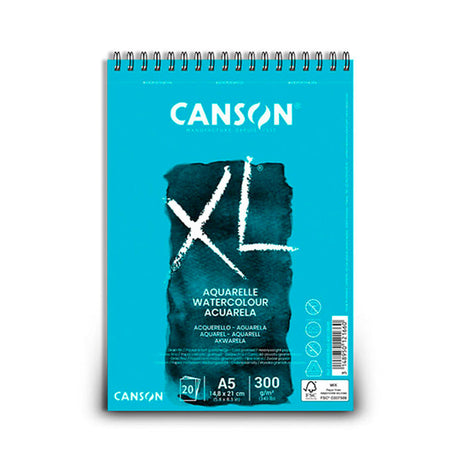 canson-xl-croquera-acuarela-aquarelle-300-g-m2-20-hojas-A5-14-8-x-21-cm