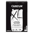 canson-xl-croquera-dibujo-hojas-negras-dessin-noir-black-150-g-m2-40-hojas-A4-21-x-29-7-cm