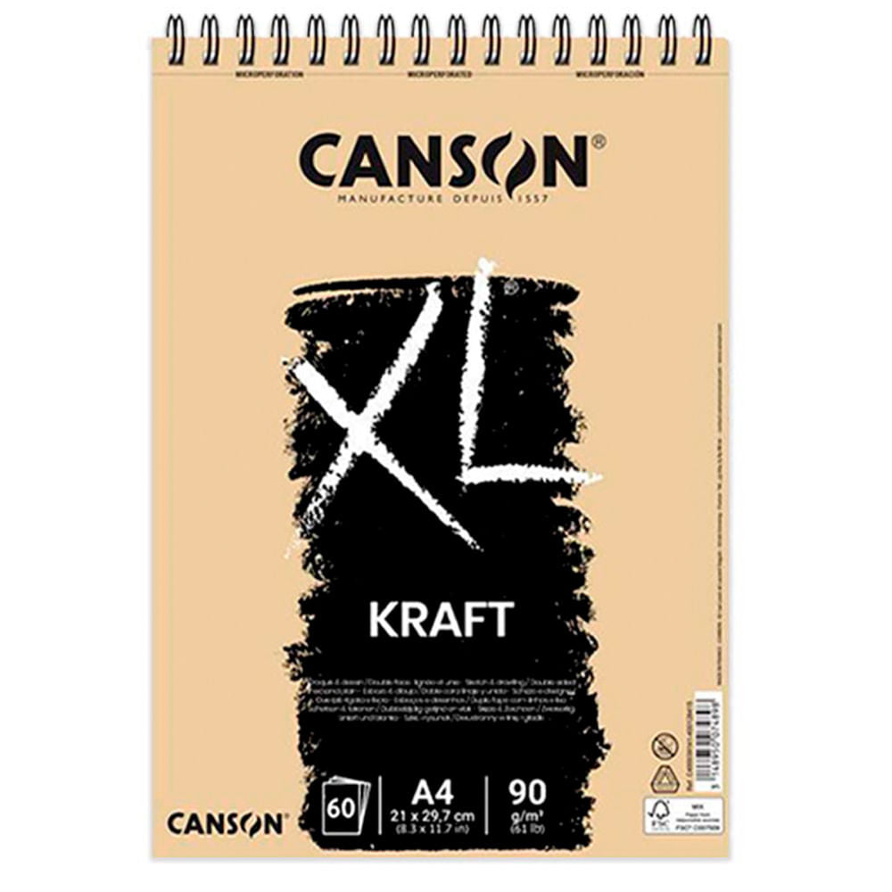 canson-xl-croquera-dibujo-kraft-90-g-m2-60-hojas-A4-21-x-29-7-cm