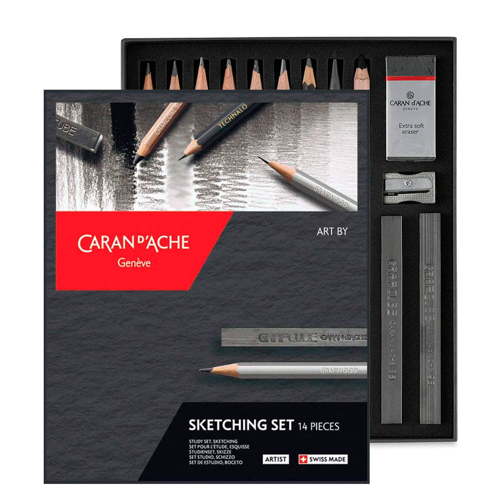 Caran d'Ache : Art by : Sketching Set of 14