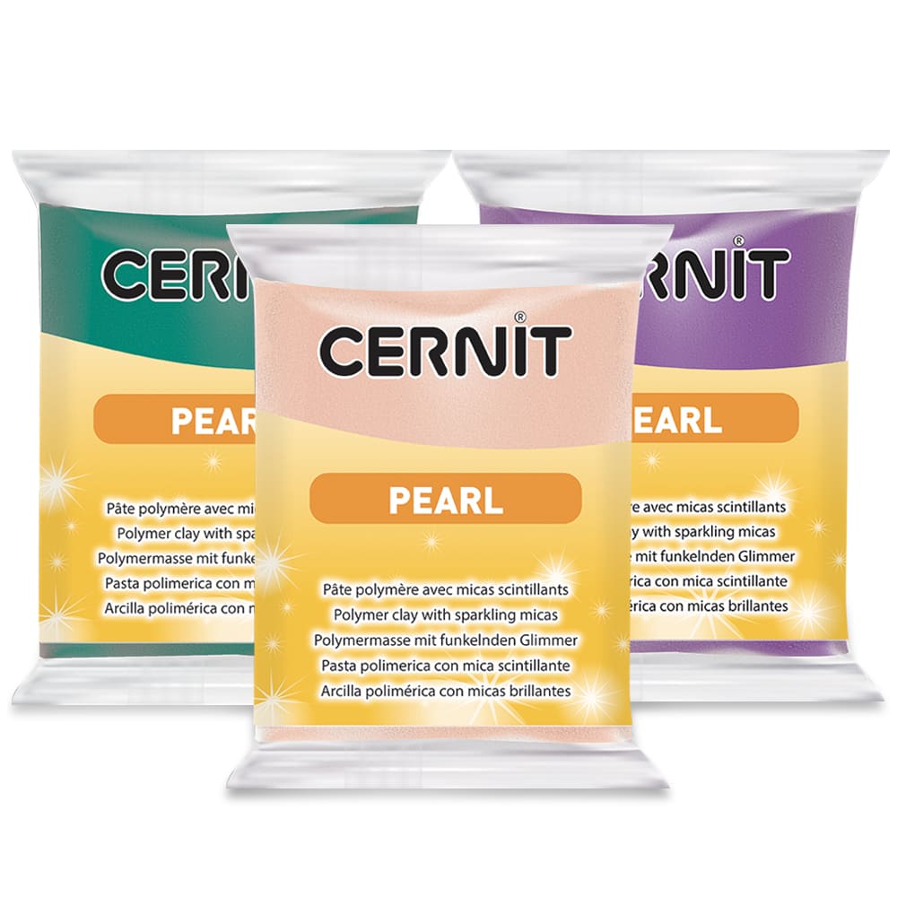 Pasta arcilla polimérica Cernit Pearl - Rosa 56gr (n°475) - Perles & Co
