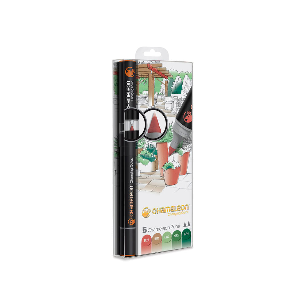 Chameleon Color Tones - Set 5 Marcadores Tonos Naturaleza