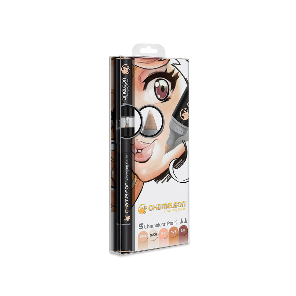 Chameleon Color Tones - Set 5 Marcadores Tonos Piel