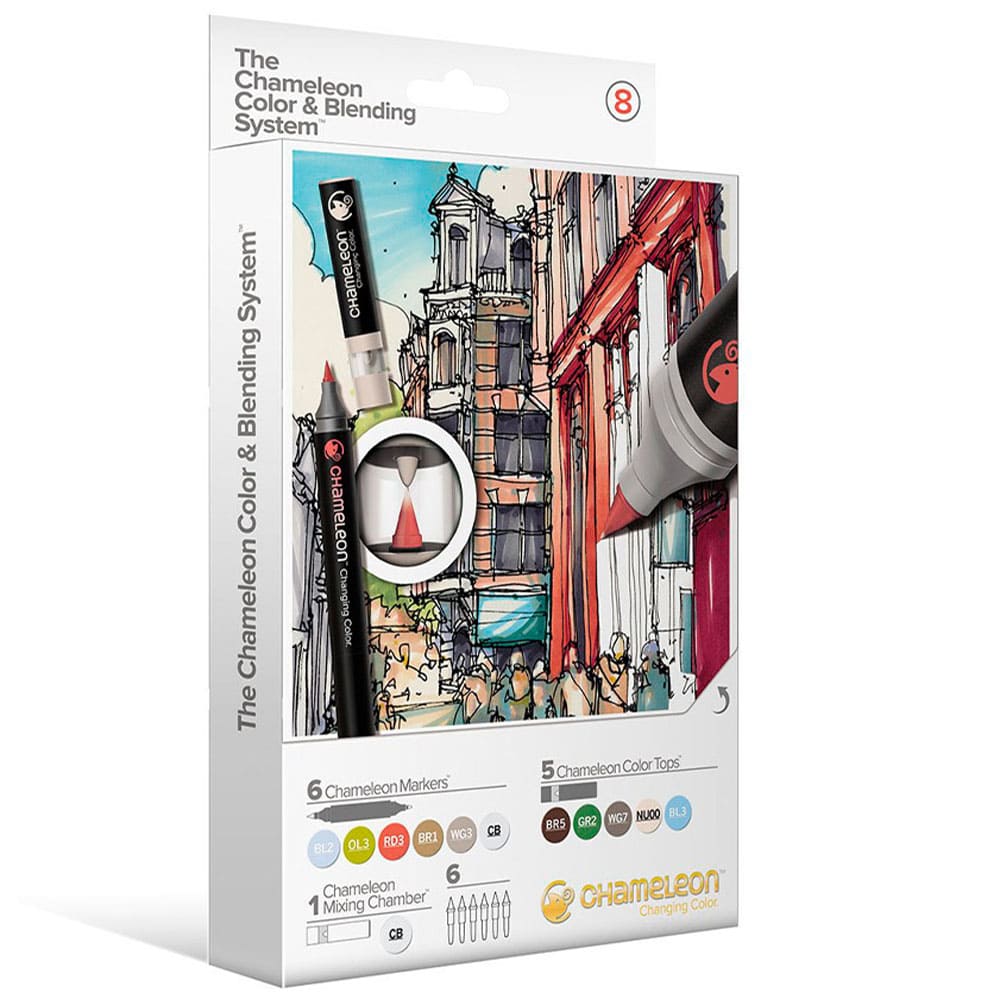 Chameleon - Kit Marcadores Color & Blending System 8