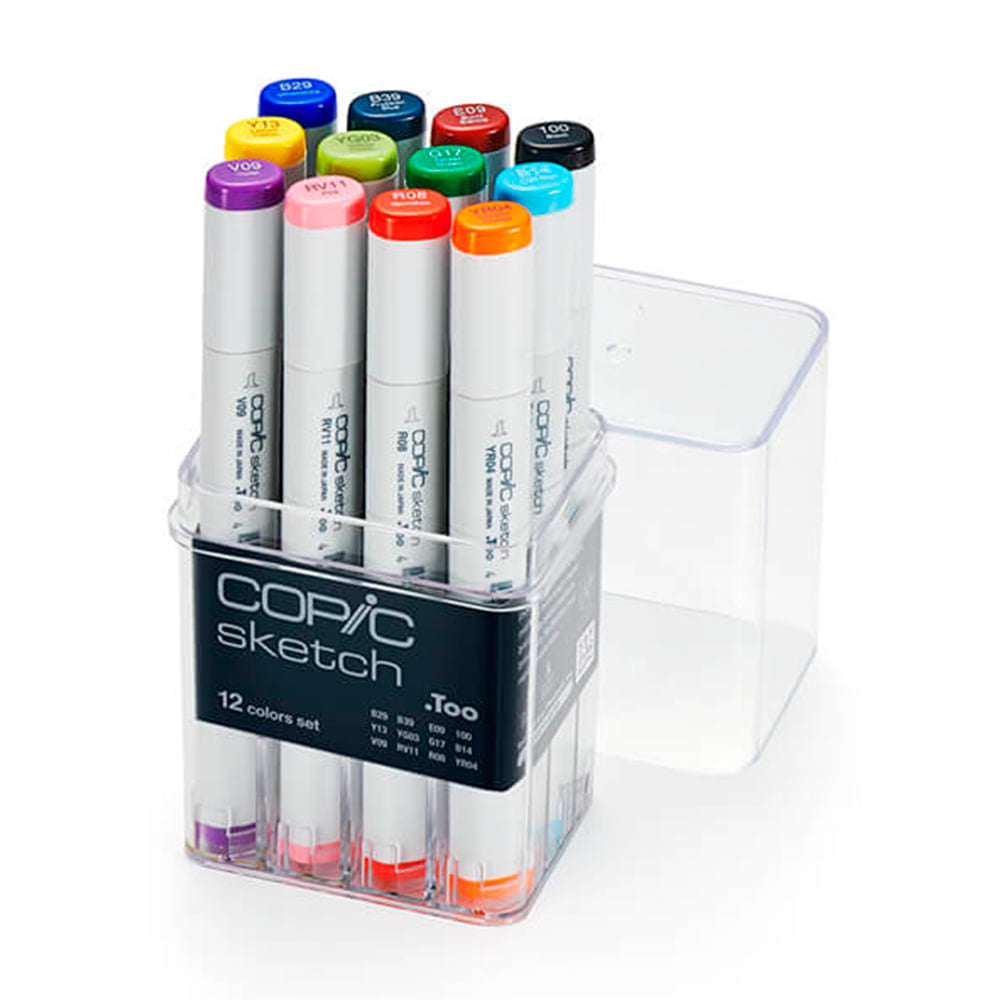 Copic Sketch - Set 12 Marcadores Basic Color