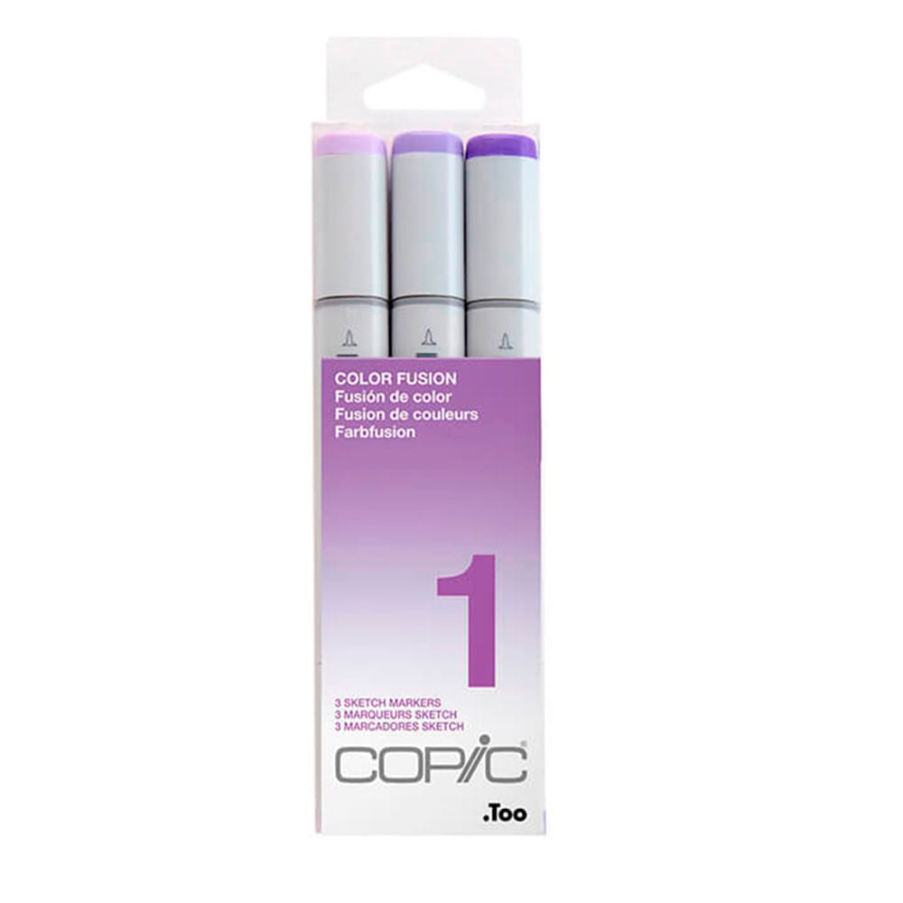 Kit De Marcadores Copic Sketch Marker - 6 Cores Em Tons De Azul | Brasil