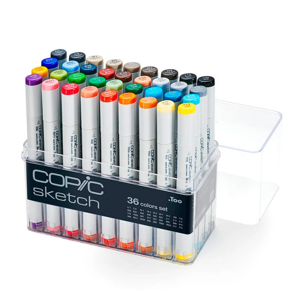 COPICciao 36Acolors +26色+liner10本セット Set 36 Marcadores Copic Sketch Colores Básicos - DibuChile – Dibu