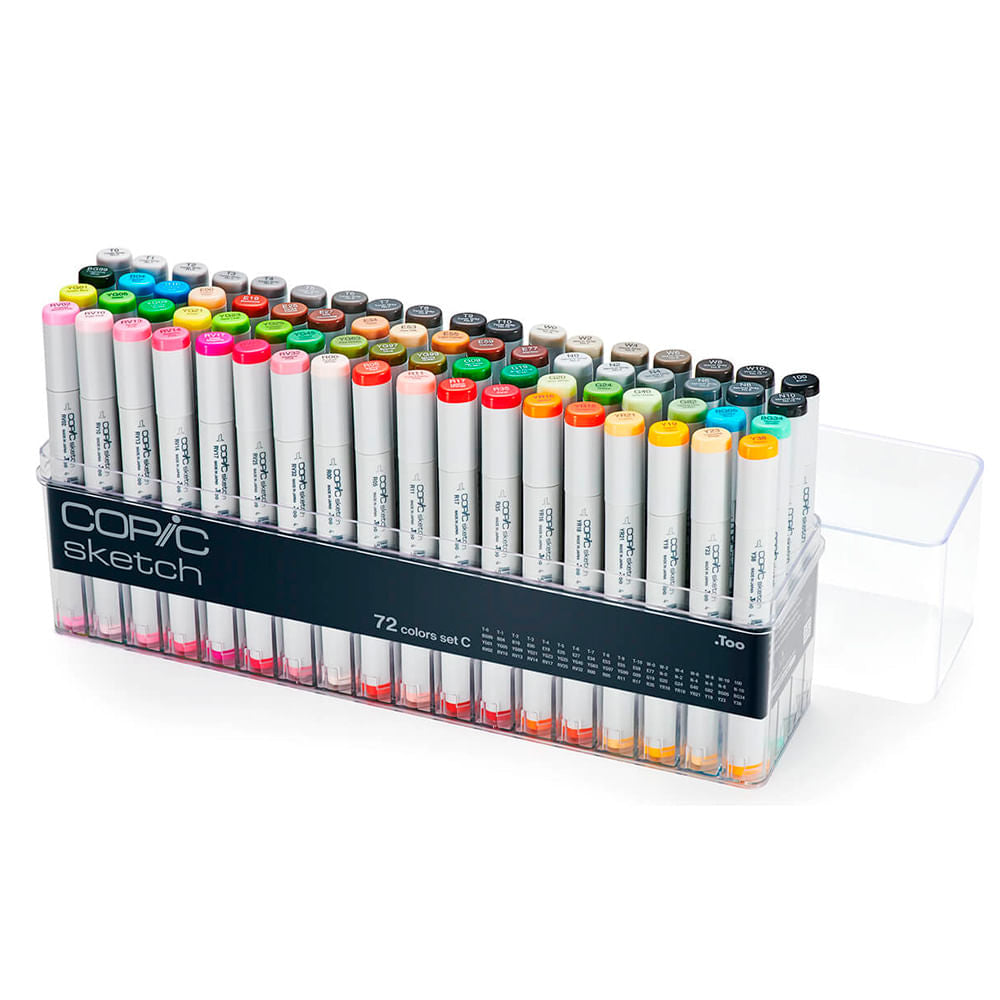 Copic Sketch - Set 72 Marcadores Colores C