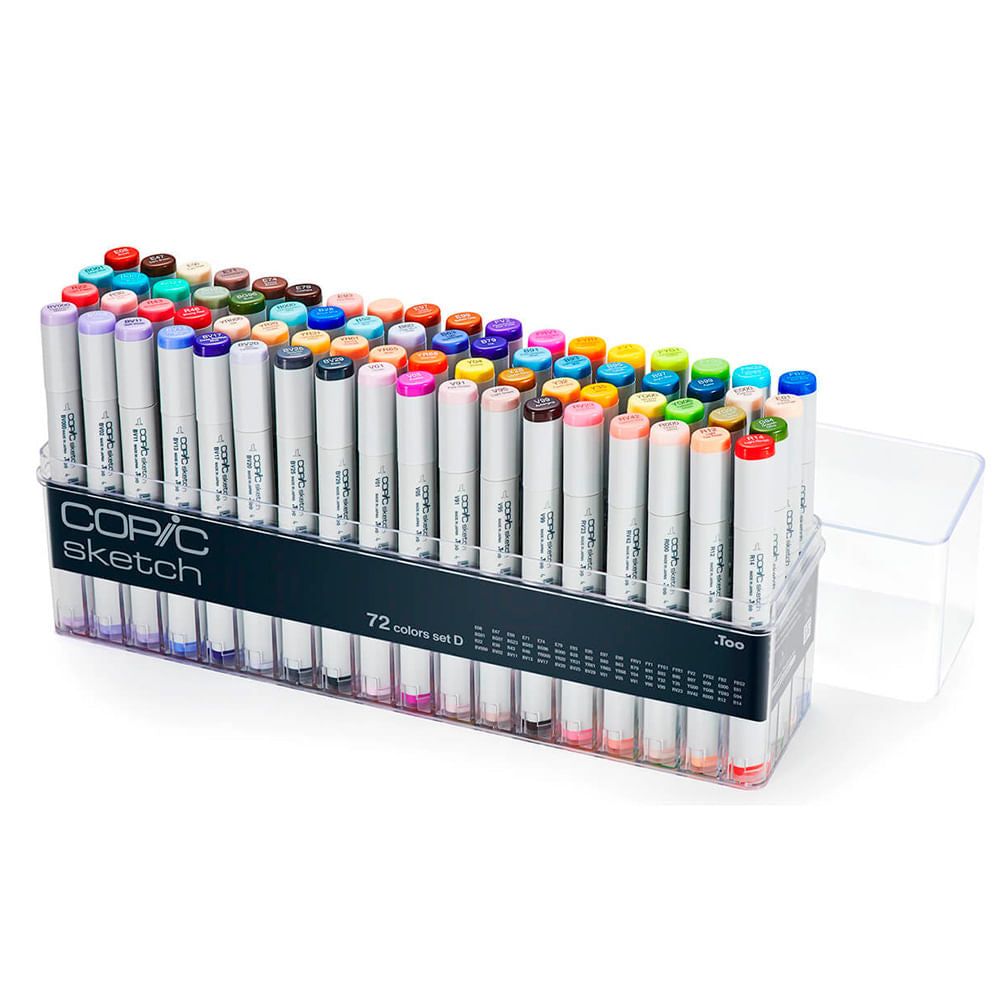 Copic Sketch Set 72 Marcadores Colores D - DibuChile – Dibu Chile