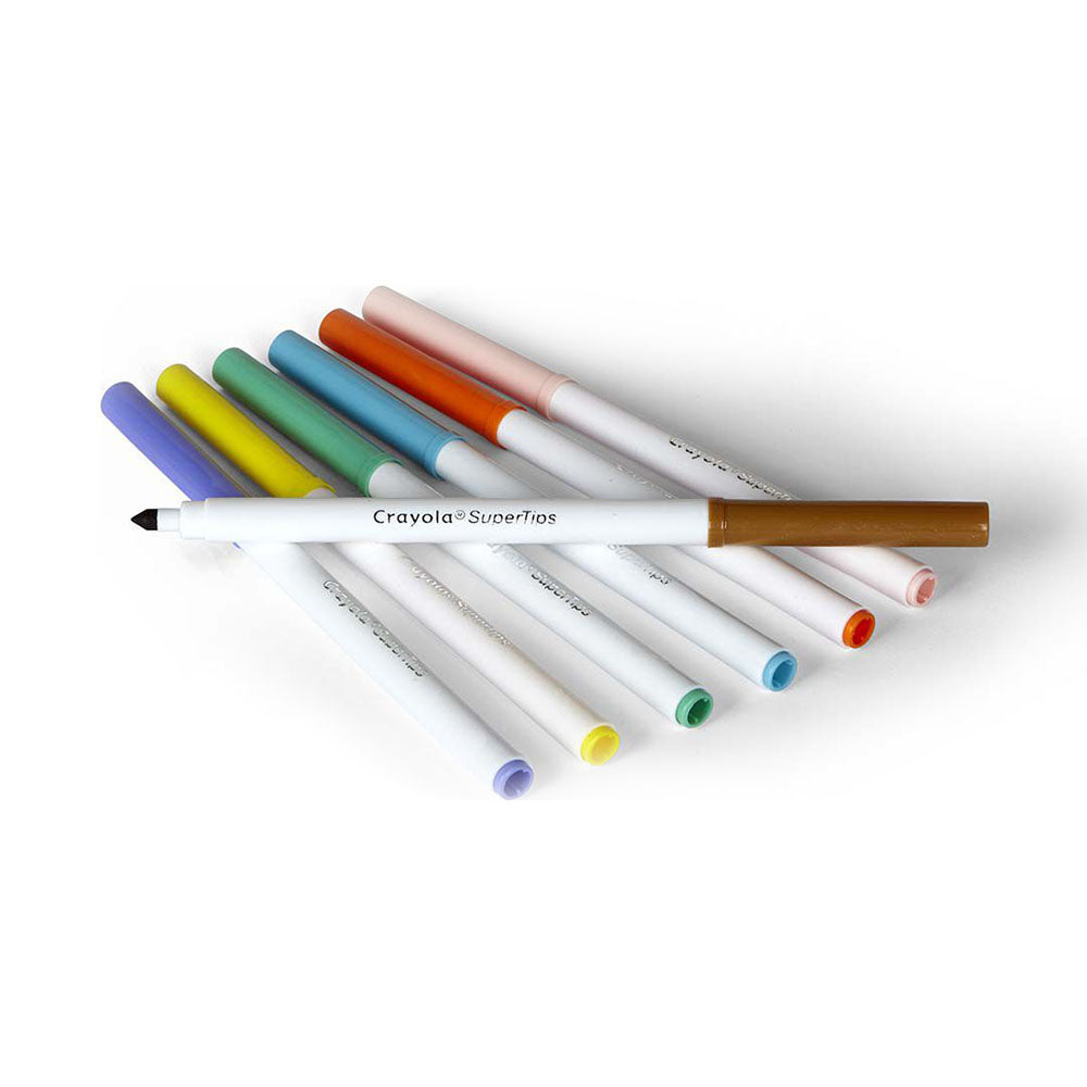 Plumones Crayola Super Tips Lavables Set de 20 – Dibu Chile
