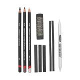 derwent-charcoal-kit-lapices-materiales-mixtos-carboncillo-2