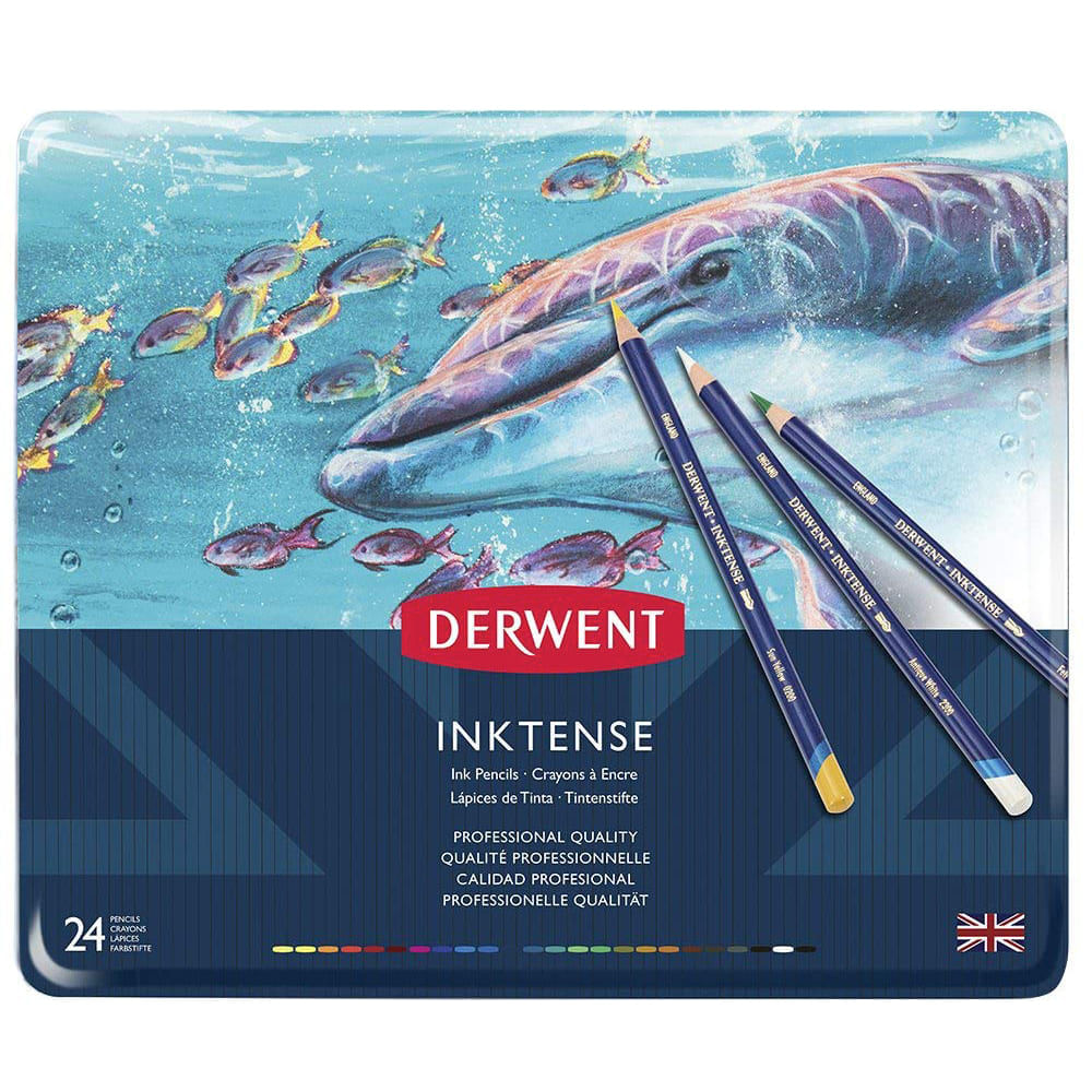 Derwent - Set 24 Lápices de Colores Tinta Inktense