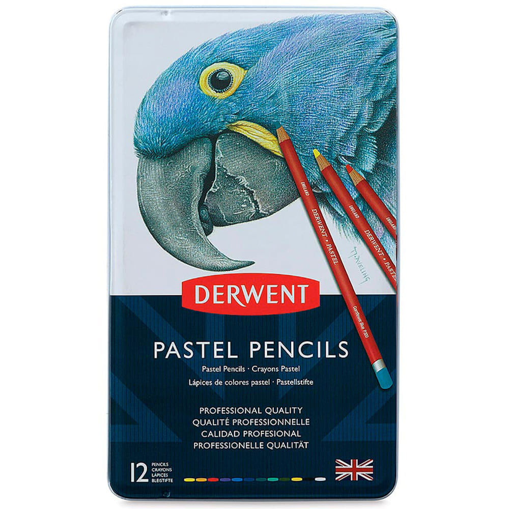 Derwent Pastel Pencils - Set 12 Lápices de Colores