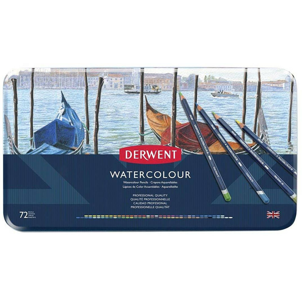 Derwent Watercolour - Set 72 Lápices de Colores Acuarelables
