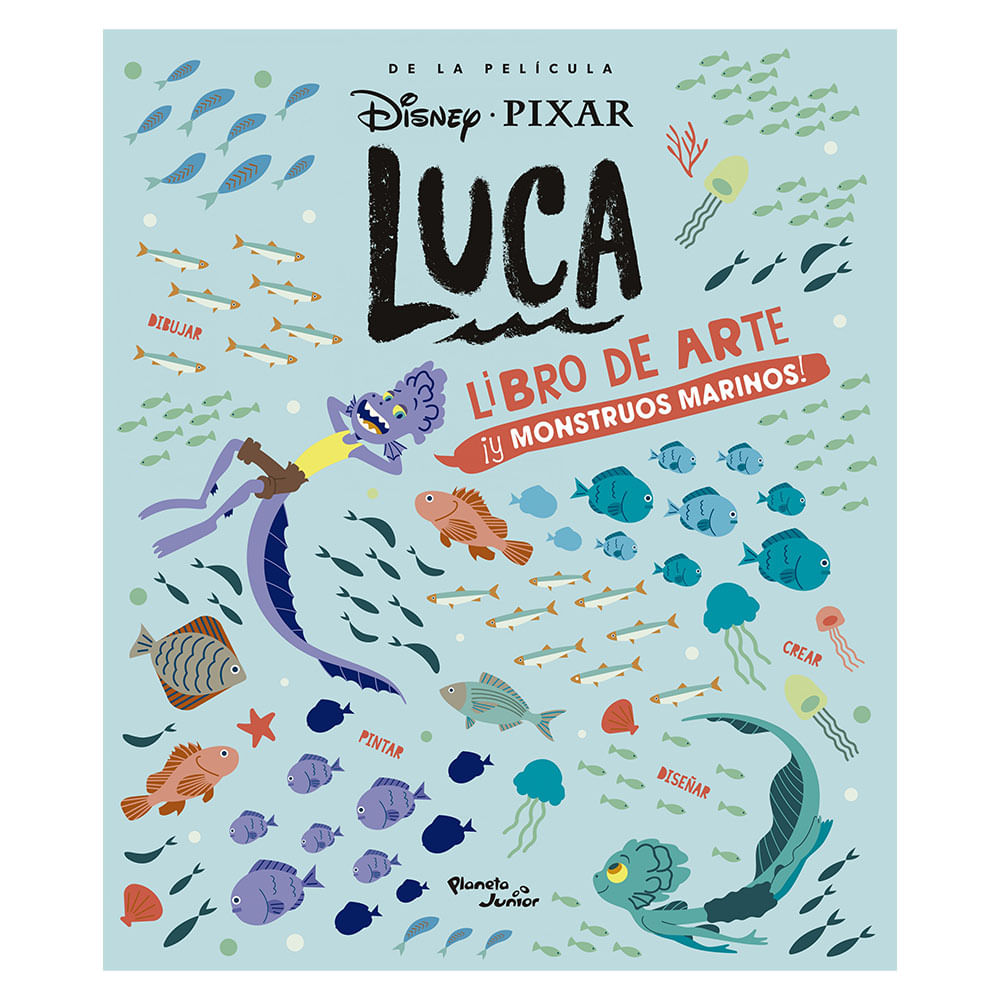 disney-libro-luca-libro-de-arte-y-monstruos-marinos