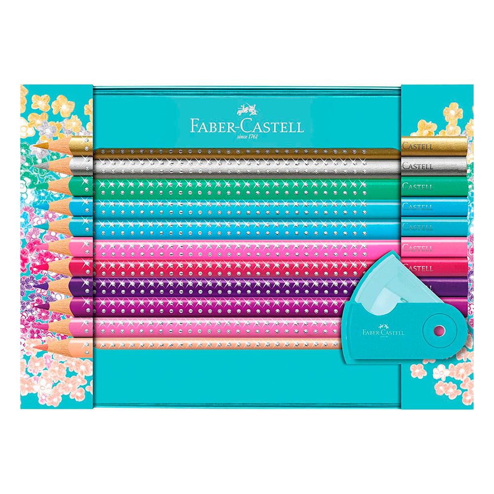 Estuche enrollable para lápices de color Sparkle, 20 colores