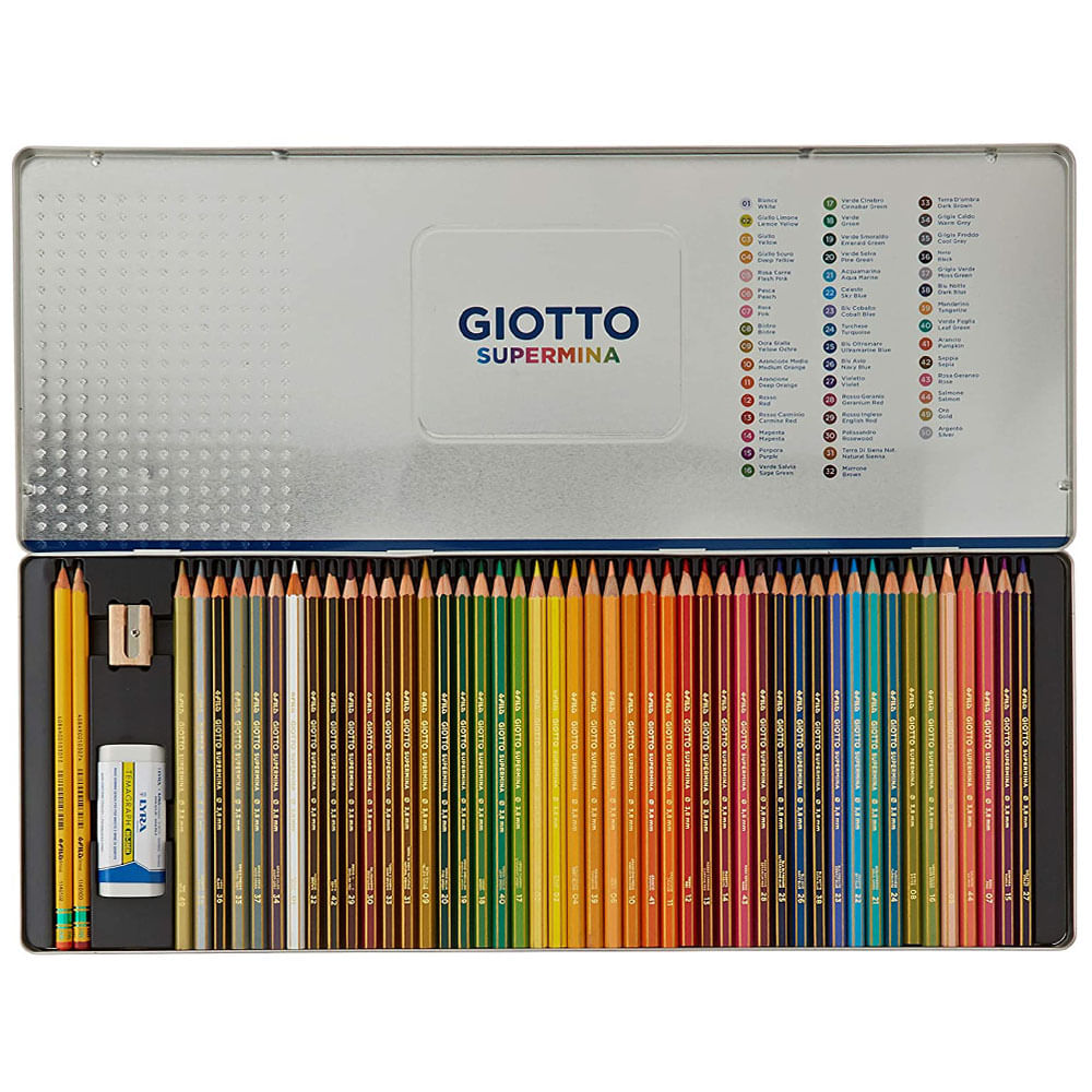 Lápices de Colores Giotto Supermina Set 46 – Dibu Chile