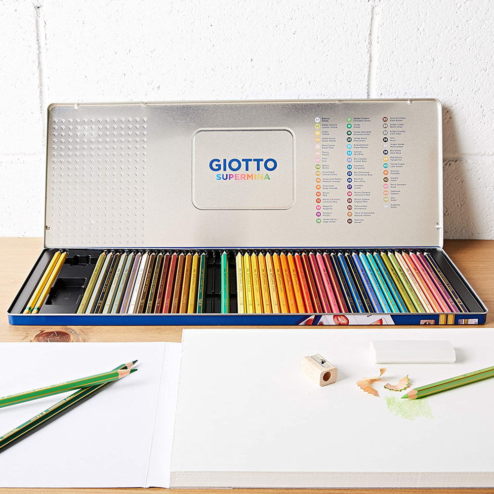 Lápices de Colores Giotto Supermina Set 46 – Dibu Chile