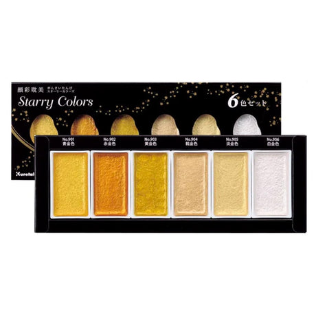 kuretake-gansai-tambi-set-6-acuarelas-starry-colors