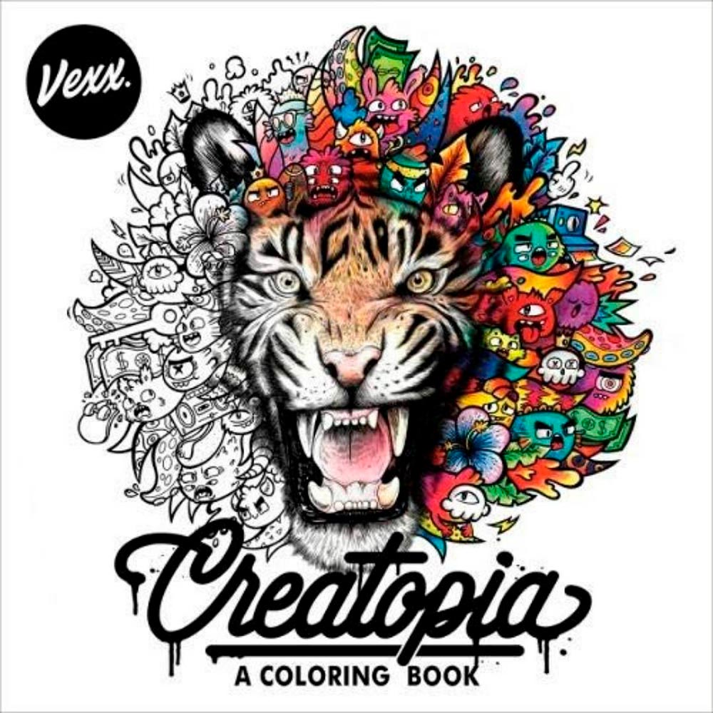 Libro para Colorear Creatopia Vexx