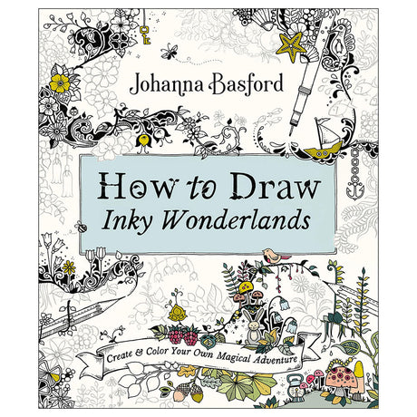 libro-para-colorear-how-to-draw-inky-wonderlands-johanna-basford