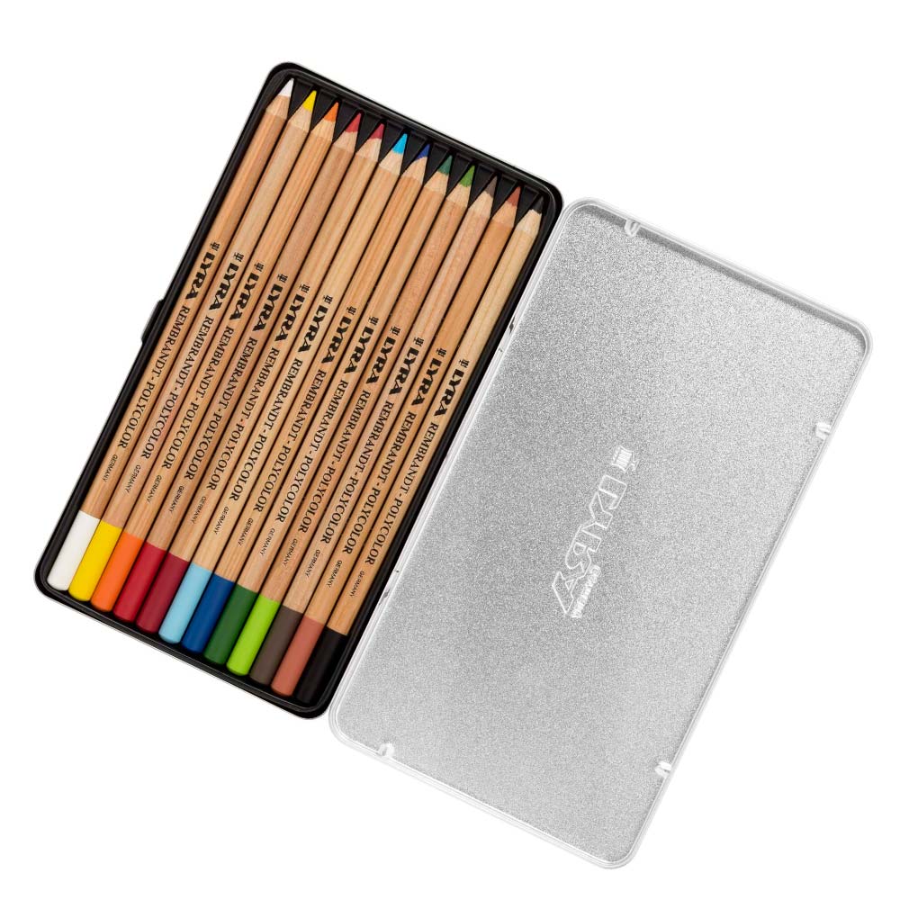 Set de 12 Lápices de Colores Lyra Rembrandt Polycolor – Dibu Chile