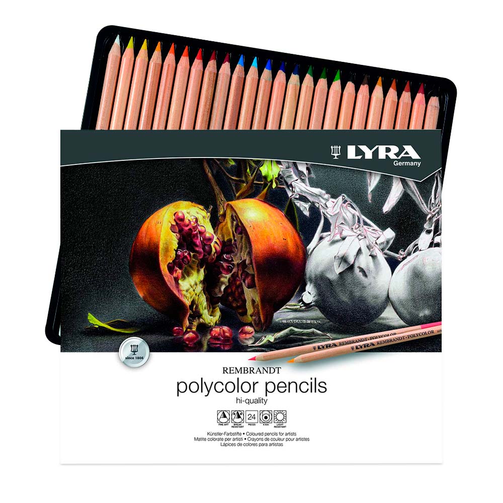 Set de 24 Lápices de Colores Lyra Rembrandt Polycolor – Dibu Chile Set de 24 Lápices de Colores Lyra Rembrandt Polycolor – Dibu Chile