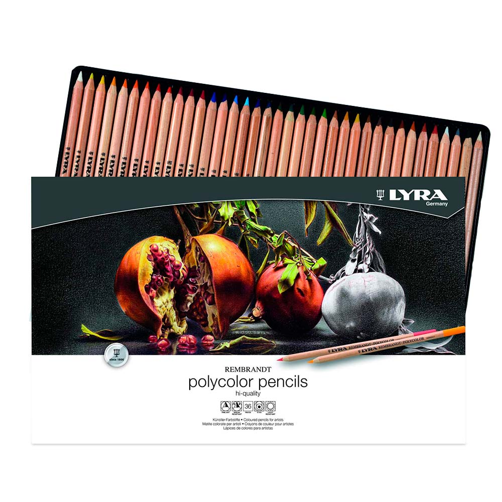 Set de 36 Lápices de Colores Lyra Rembrandt Polycolor – Dibu Chile