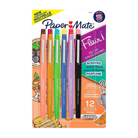 paper-mate-flair-set-12-tiralineas-con-olor-sunday-brunch