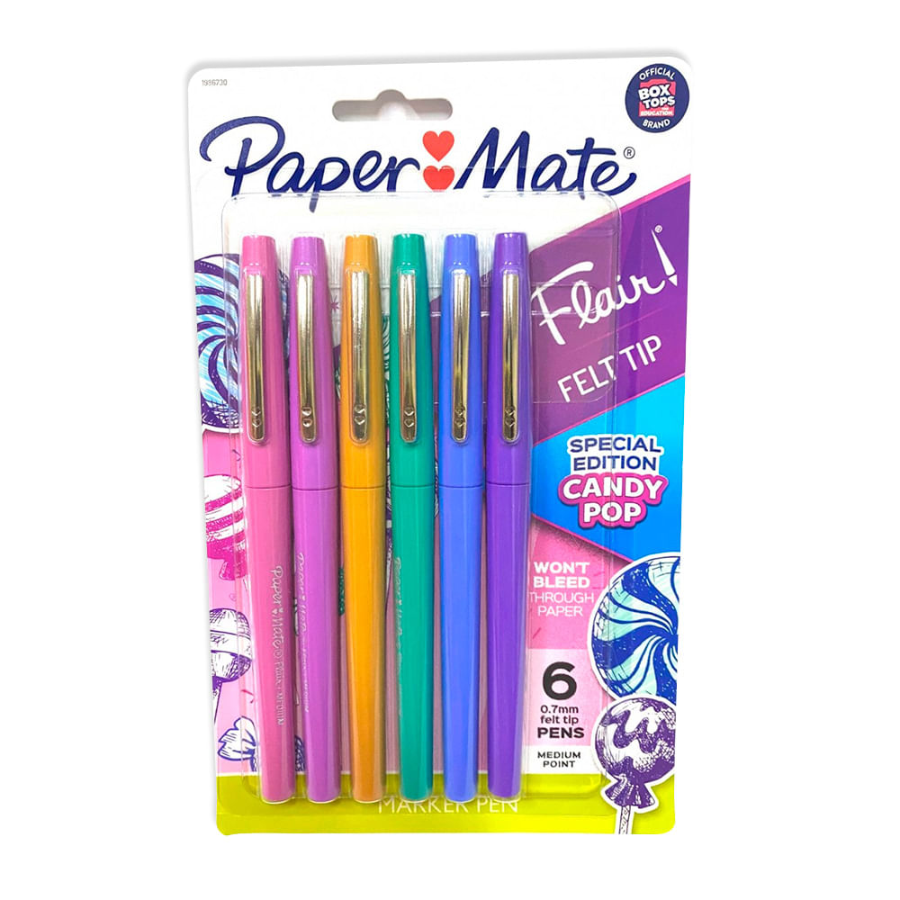 paper-mate-flair-set-6-tiralineas-punta-media-candy-pop