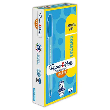 paper-mate-pack-12-boligrafos-kilometrico-100st-color-turquesa