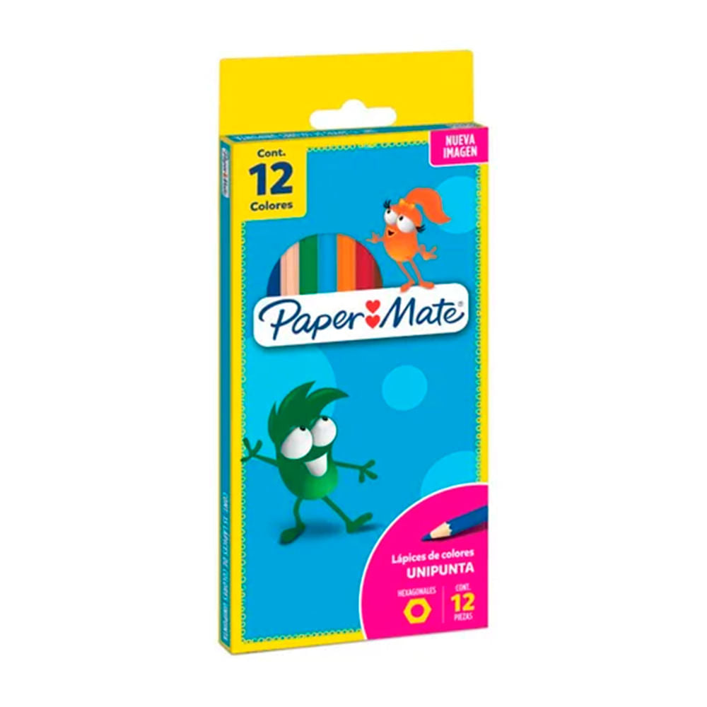 paper-mate-set-12-lapices-de-colores-hexagonales