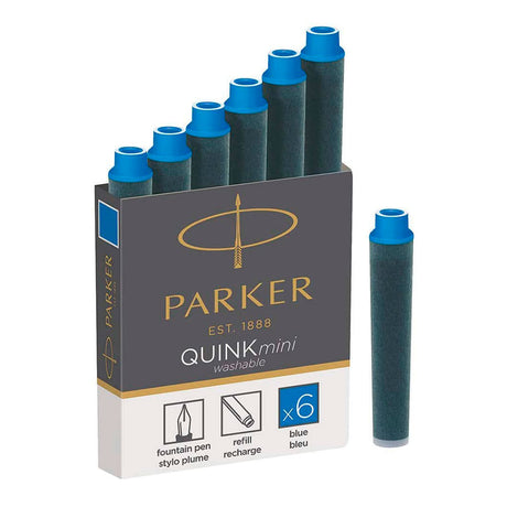 parker-pack-6-cartuchos-de-tinta-para-pluma-quink-mini-azul