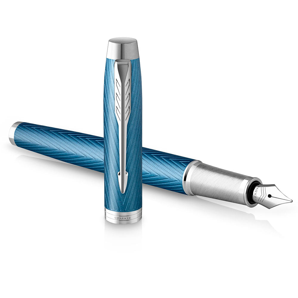 parker-pluma-im-premium-gray-tinta-azul-punta-fina-2