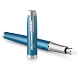 parker-pluma-im-premium-gray-tinta-azul-punta-fina-2