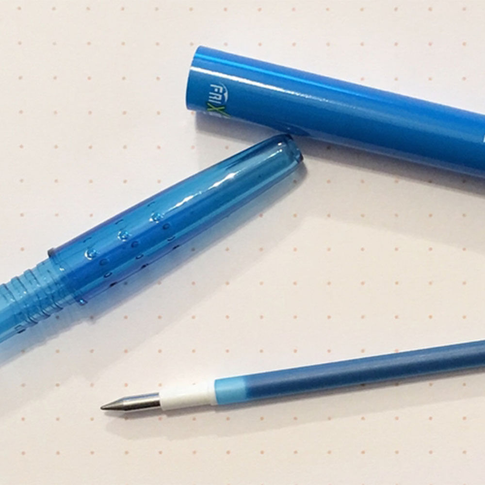 DealKits 14 x uitwisbare reservevullingen, 0,7 mm, blauwe gelpenvulling, compatibel met Pilot FriXion Ball & Clicker & Eberhard Faber, navulling voor gelpen, uitwisbaar, praktisch voor school en
