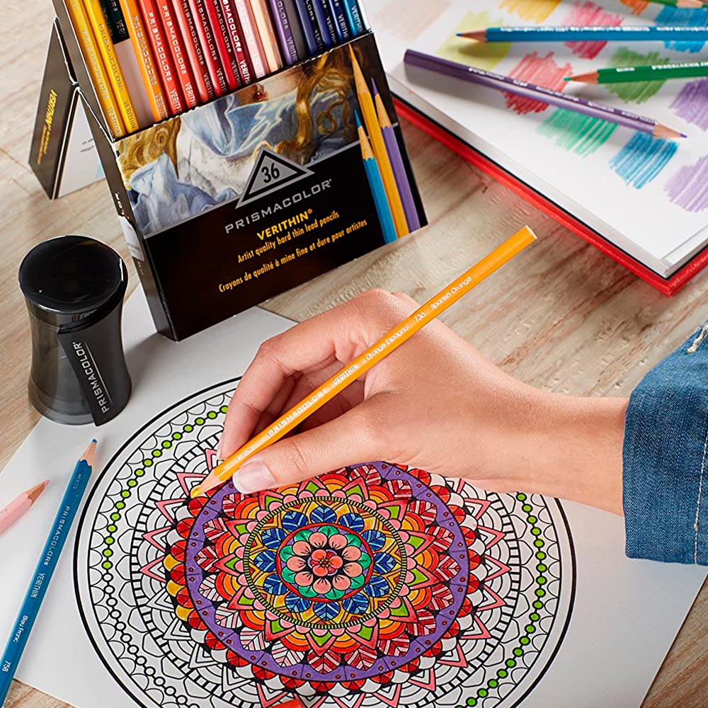 11pc　天然石色相環　20minutes version　ケース売り Prismacolor Set 24 Lápices de Colores Verithin - DibuChile – Dibu