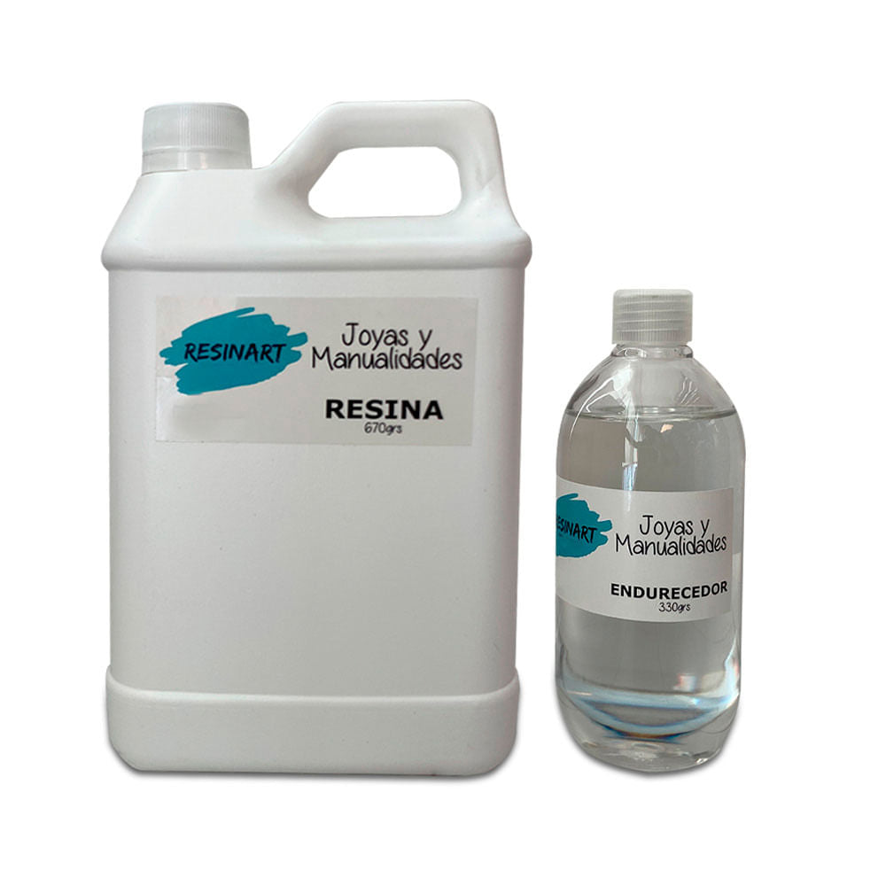 Kit de Resina 3kg Fast (2Kg Resina y 1Kg Endurecedor) - Resina