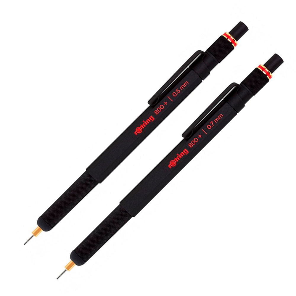 Portaminas Rotring 800+ Negro con Stylus – Dibu Chile