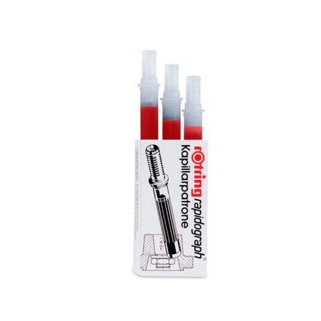 rotring-pack-3-cartucho-capilar-de-tinta-rojo