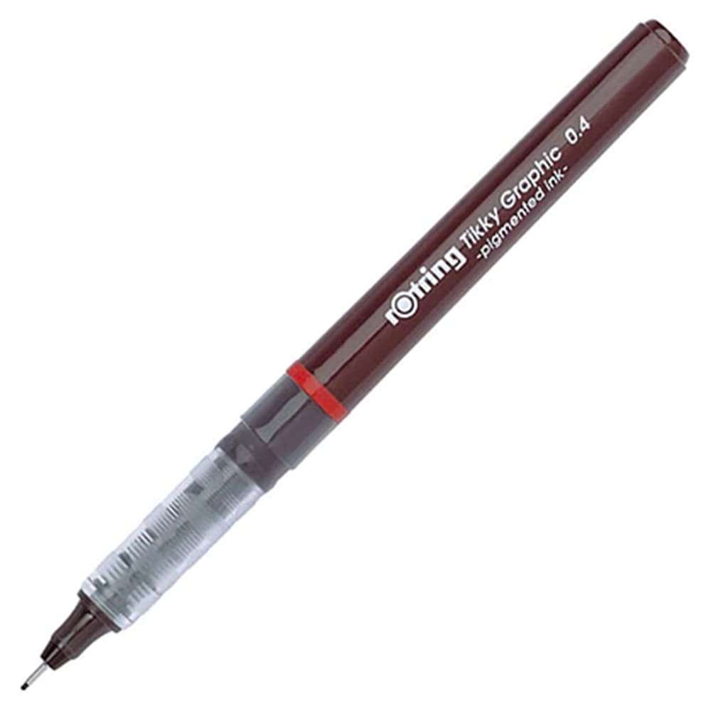 Rotring Tikky Rotuladores - Punta Fina 0.3mm, Tinta Negra (pack De 2) Rotring 600