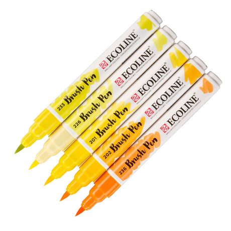 royal-talens-ecoline-set-5-marcadores-brush-pen-amarillos-2