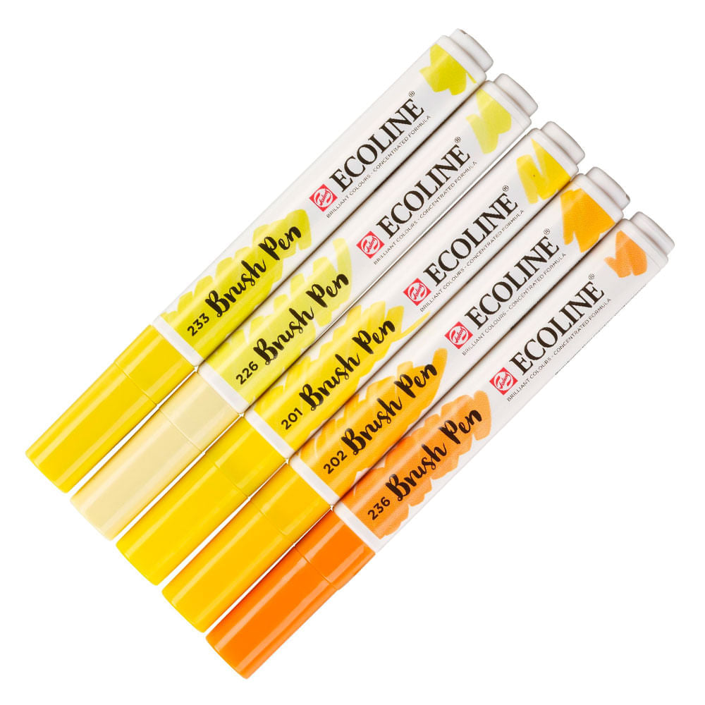 royal-talens-ecoline-set-5-marcadores-brush-pen-amarillos-3