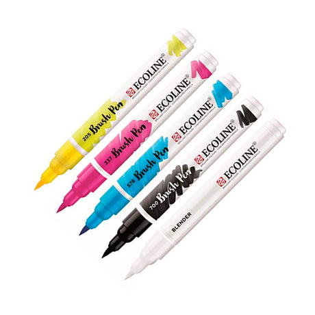 royal-talens-ecoline-set-5-marcadores-brush-pen-primario-2