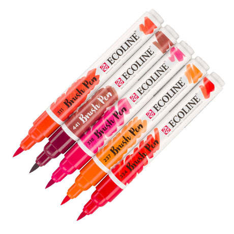 royal-talens-ecoline-set-5-marcadores-brush-pen-rojos-2