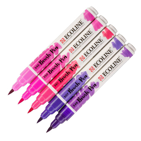 royal-talens-ecoline-set-5-marcadores-brush-pen-violeta-2