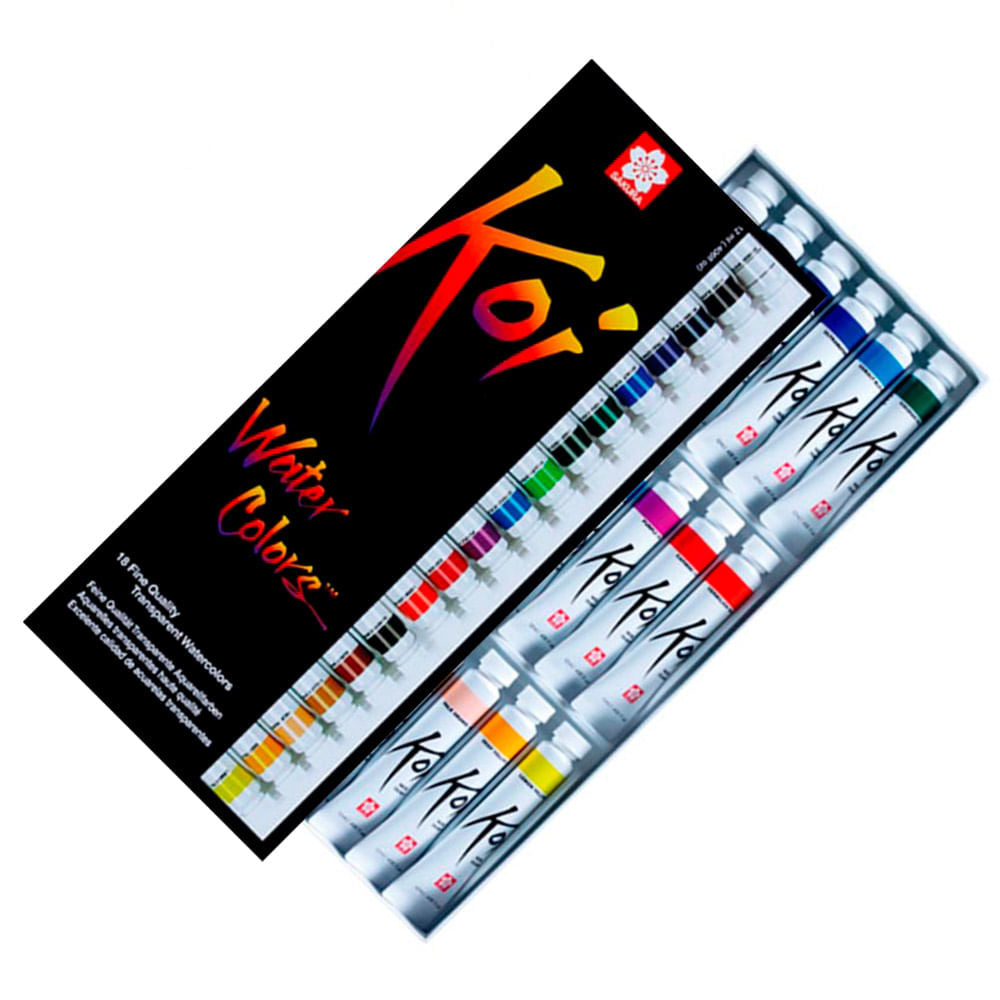 sakura-koi-set-18-acuarelas-water-colors-tubos-de-12-ml