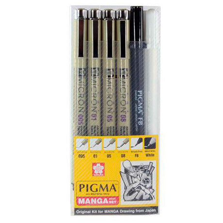 sakura-pigma-kit-tiralineas-manga-basic-micron-005-01-05-08-brush-pen-fb-gelly-roll-blanco